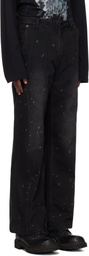 Professor.E Black Tainted Jeans