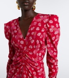 Isabel Marant Albini floral silk-blend midi dress