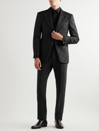 TOM FORD - Shelton Slim-Fit Wool and Mohair-Blend Twill Suit Trousers - Brown