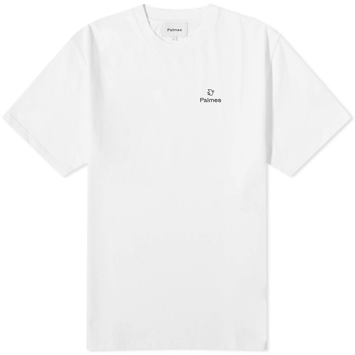 Photo: Palmes Men's Allan Chest Logo T-Shirt in White