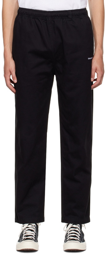 Photo: thisisneverthat Black Cotton Trousers