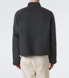 Stòffa Reversible wool fleece jacket
