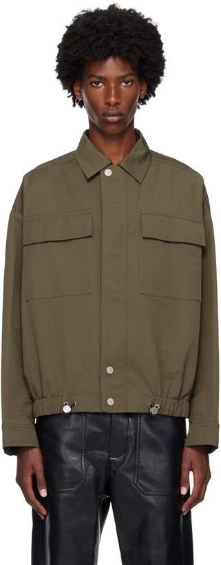 Photo: Nanushka Khaki Emeric Jacket
