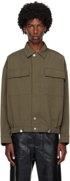 Nanushka Khaki Emeric Jacket
