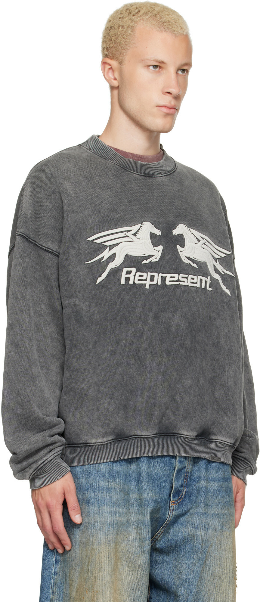 Represent Gray Pegasus Sweatshirt