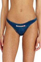 Diesel Cotton Brazilian briefs with denim effect - Strings Womens in Blue