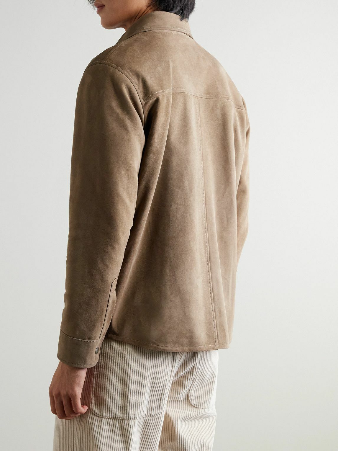 Loro Piana - Kim Suede Overshirt - Brown