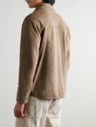 Loro Piana - Kim Suede Overshirt - Brown