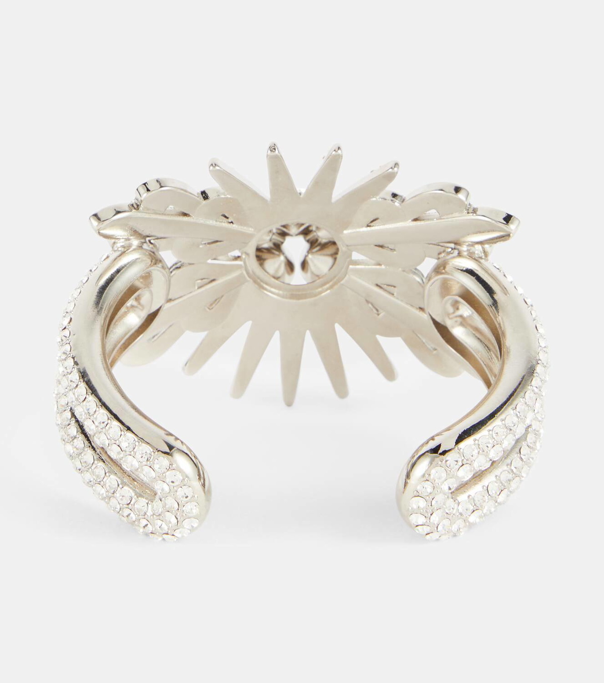 Rabanne Crystal-embellished cuff bracelet Paco Rabanne