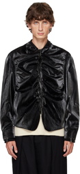 ADER error Black Product. 21 Faux-Leather Jacket