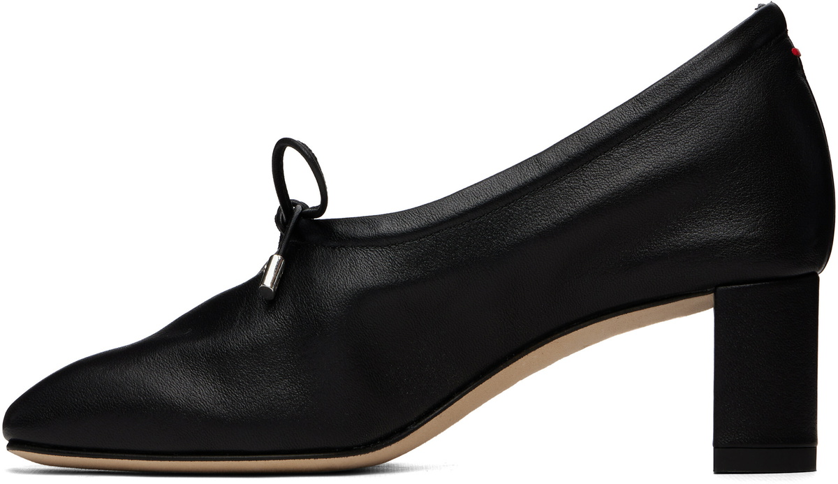 Aeyde Black Narissa Glove Heels