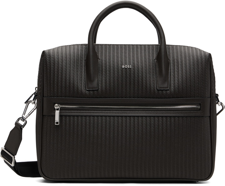 Photo: BOSS Brown Document Briefcase