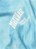 MSFTSrep - Logo-Print Tie-Dyed Cotton-Jersey T-Shirt - Blue