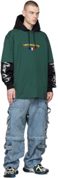 VETEMENTS Green Haute Couture Logo T-Shirt