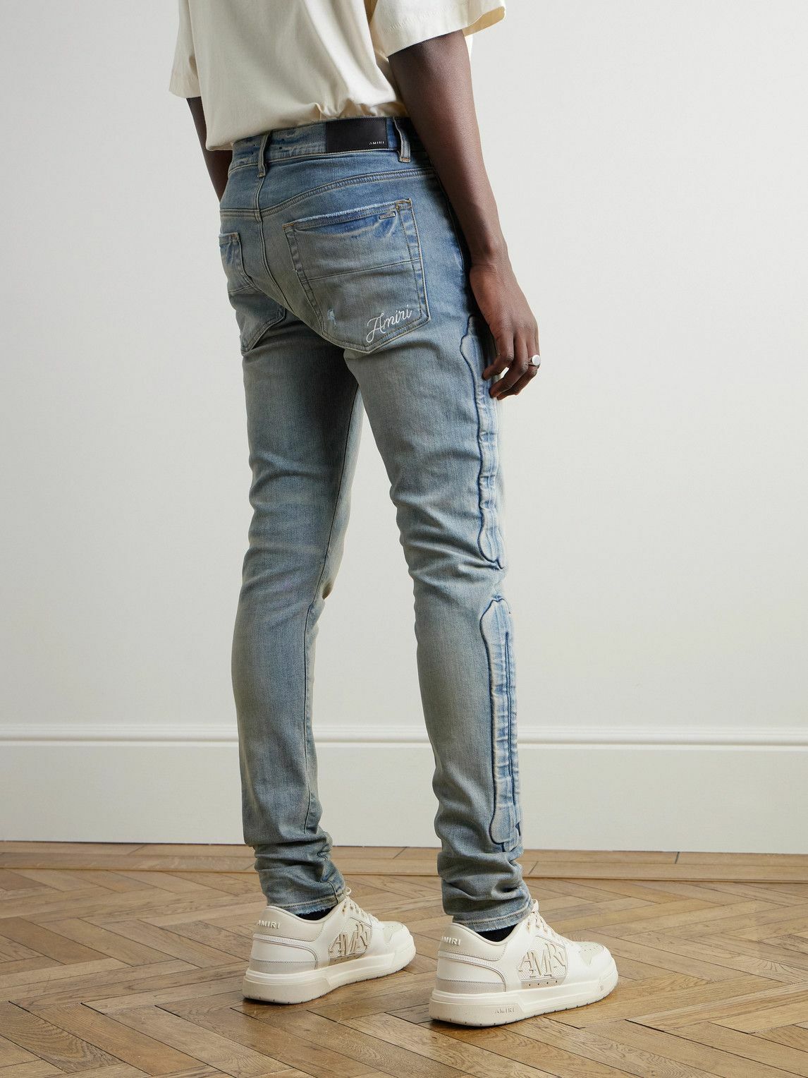 【関税込み】AMIRI '3D Bones' jeans AMIRI - 3D bones jeans | Leam Roma - Luxury Shopping Online