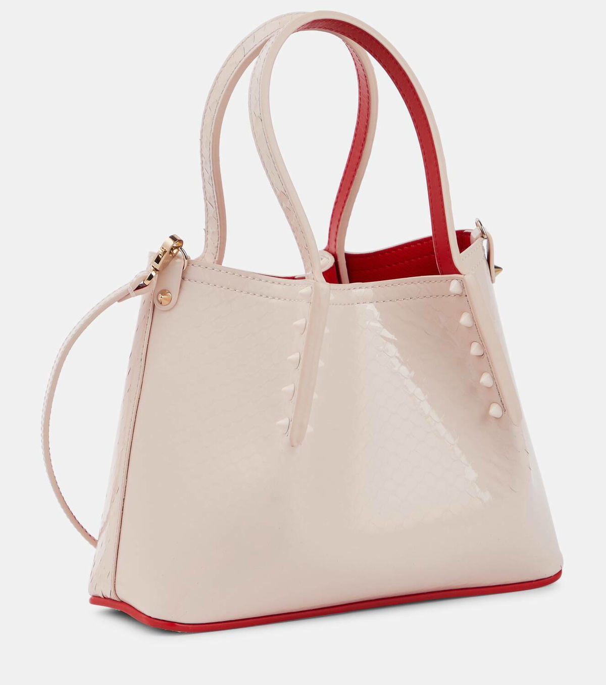 Christian Louboutin Cabarock Mini leather tote bag Christian