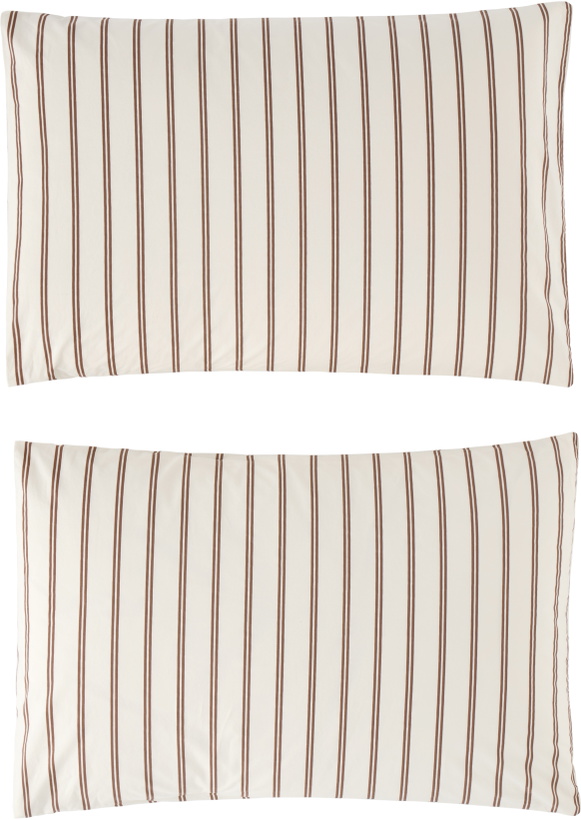 Photo: Tekla Off-White Percale Pillowcase Set