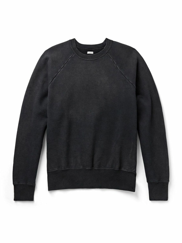 Photo: A.PRESSE - Vintage Cotton-Jersey Sweatshirt - Black