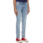 Nudie Jeans Blue Skinny Lin Jeans