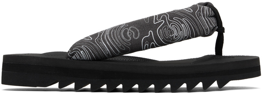 Suicoke Black GTA-2-PT07 Flip Flops Suicoke