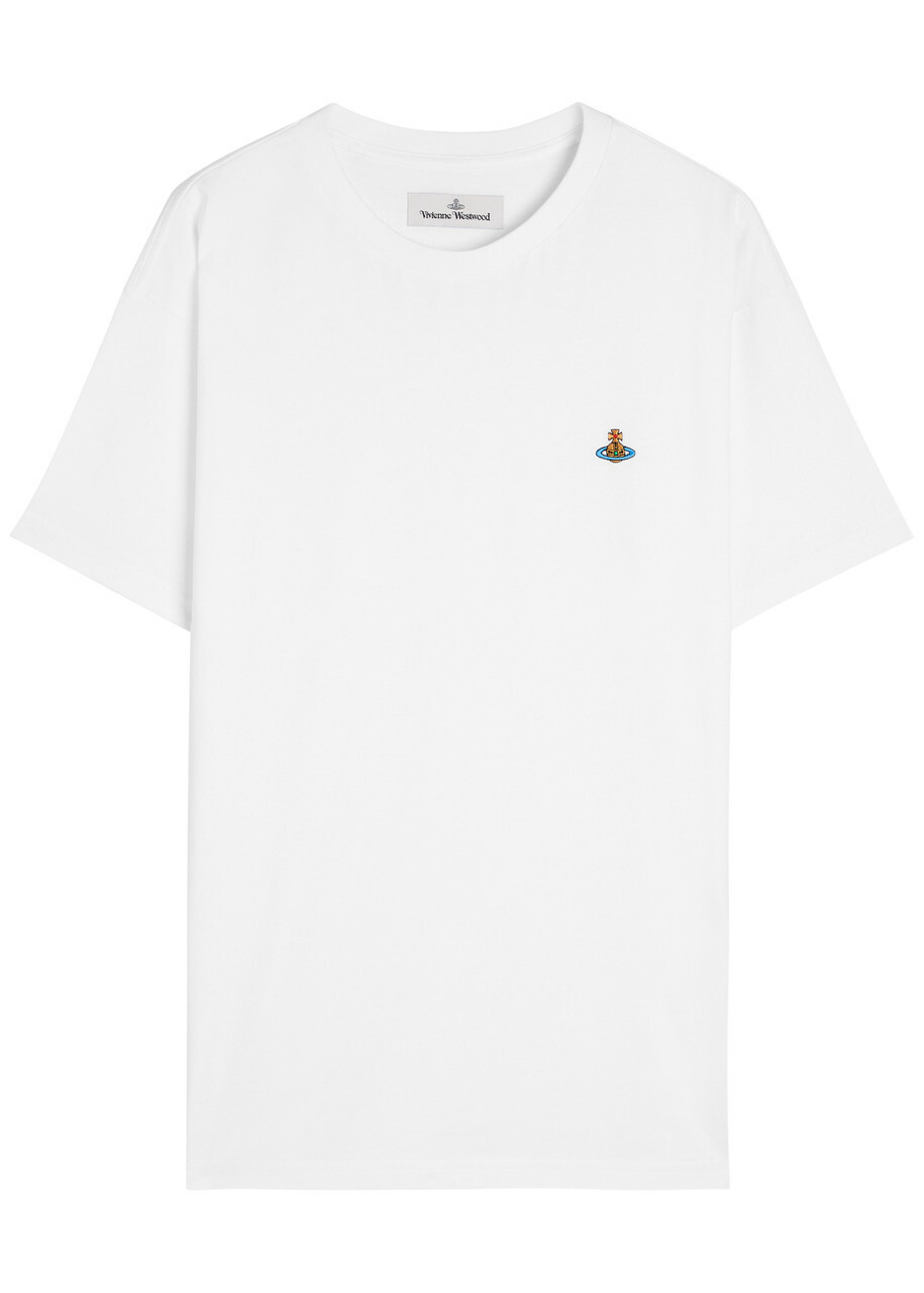 VIVIENNE WESTWOOD - Logo Print Cotton Jersey T-shirt
