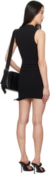 Alexander Wang Black Pre-Styled Bodycon Minidress