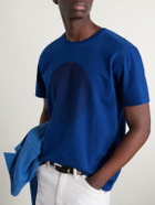 Blue Blue Japan - Printed Cotton-Jersey T-Shirt - Blue