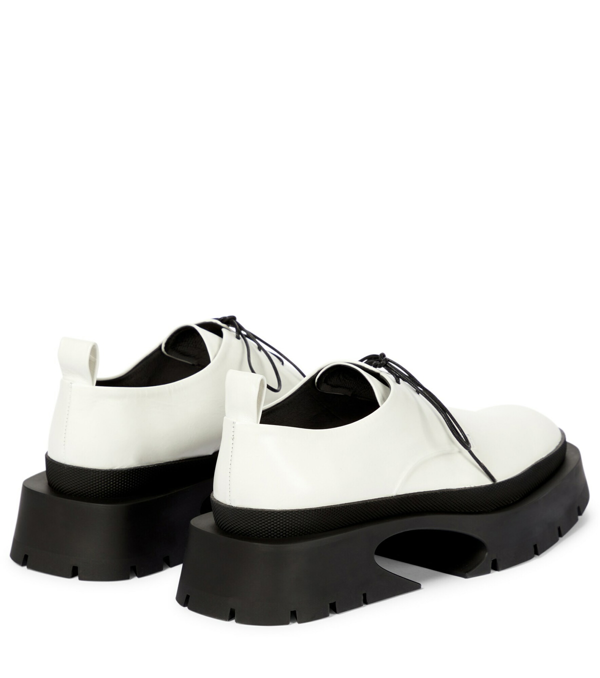 Jil Sander - Leather Derby platform shoes Jil Sander