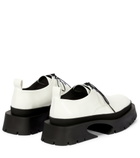 Jil Sander - Leather Derby platform shoes