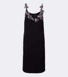 Dries Van Noten Embellished midi dress