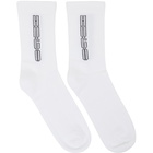 Hugo Two-Pack White Piano Socks