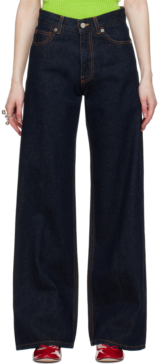 Molly Goddard Navy Joan Jeans