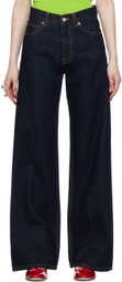 Molly Goddard Navy Joan Jeans