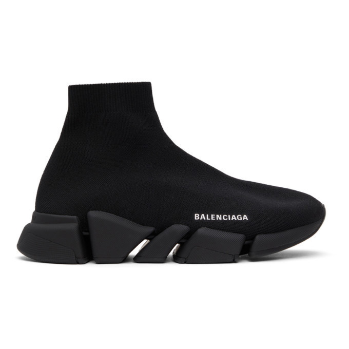 Photo: Balenciaga Black Speed 2.0 Sneakers