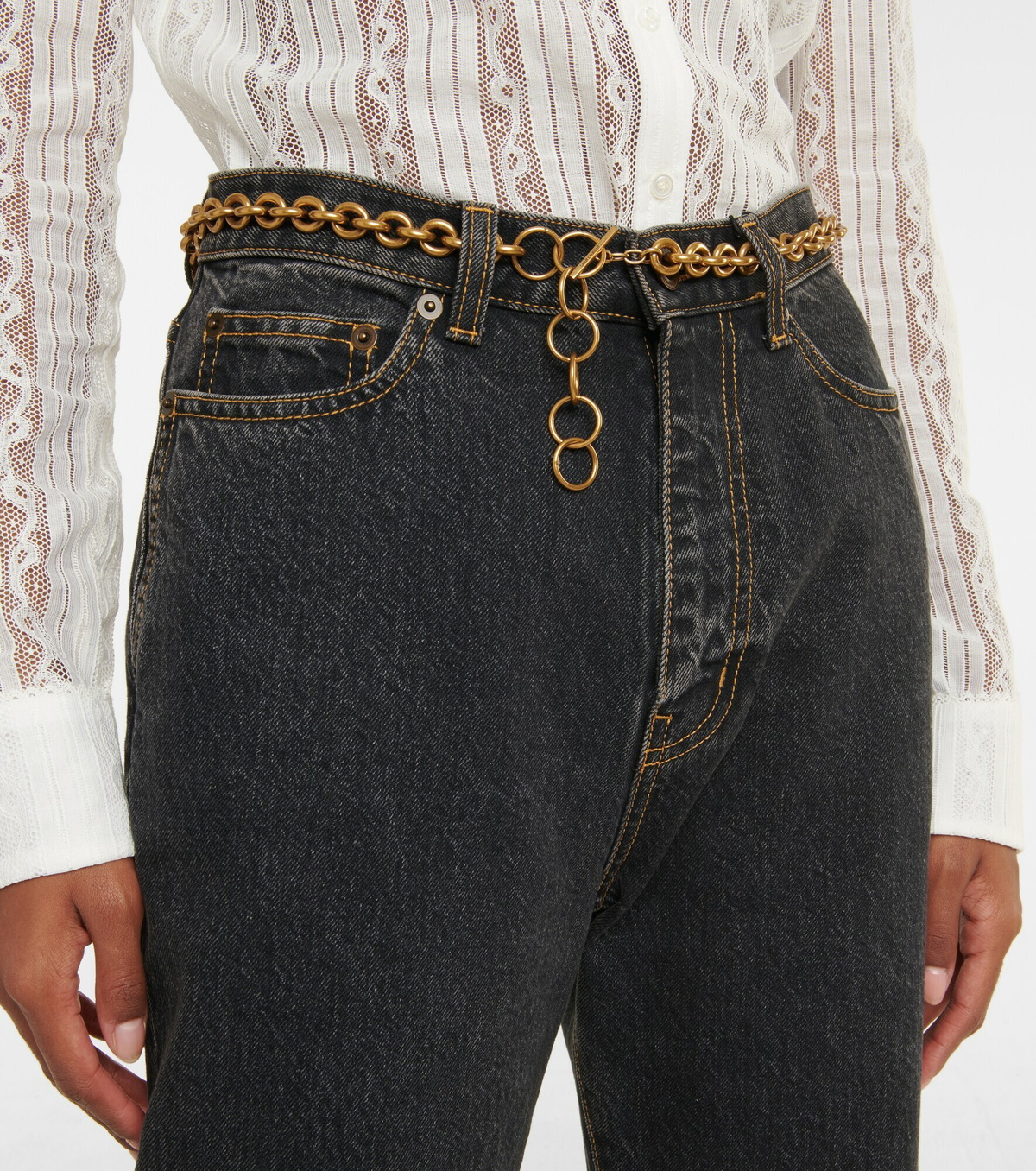 Saint Laurent - Chain belt Saint Laurent