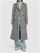 STELLA MCCARTNEY - Wool Double Breasted Belted Coat
