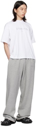 VTMNTS Gray Embroidered Sweatpants