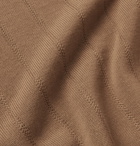 Incotex - Contrast-Tipped Cotton Polo Shirt - Men - Brown