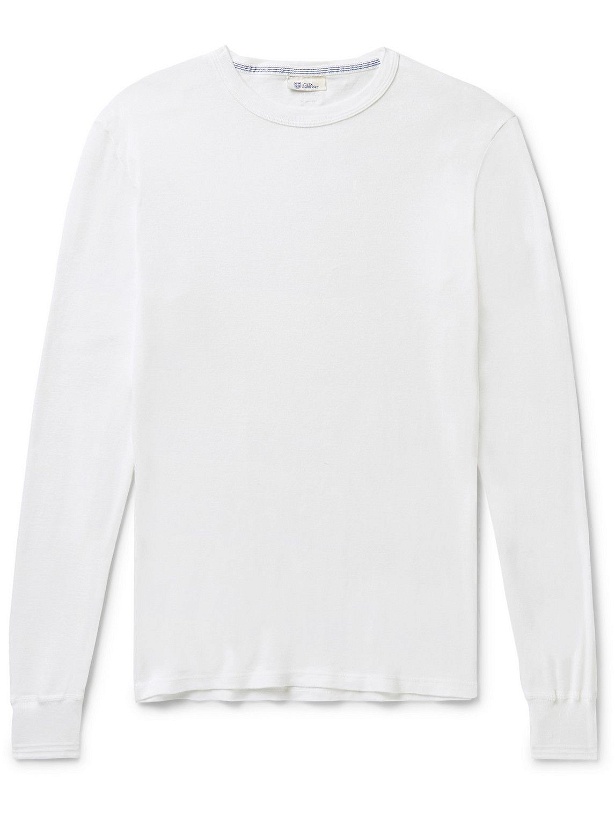 Photo: Schiesser - Slim-Fit Cotton-Jersey Pyjama T-Shirt - White