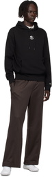 Lacoste Black Print Hoodie