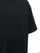 LOWNN - Logo Embroidery Cotton Jersey T-shirt