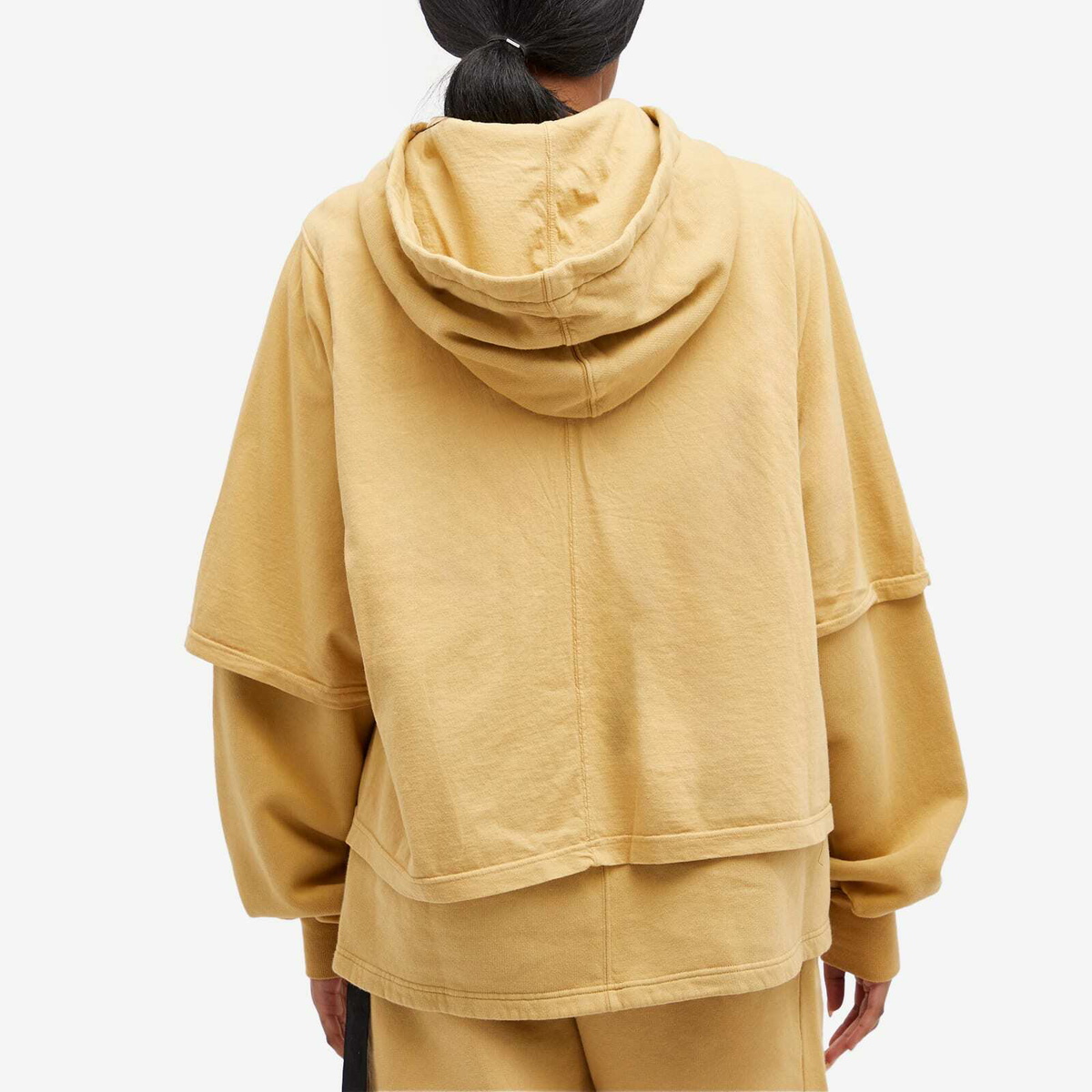 DRKSHDW | HUSTLER HOODIE NATURAL (RN) フーディ DRKSHDW by Rick Owens Hustler Hoodie in Dust | FWRD