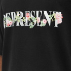 Represent Men's Floral R T-Shirt in Black