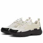 Maison Kitsuné Men's Sora Runner Sneaker in Black/White