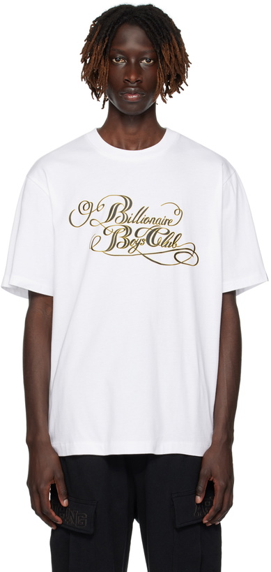 Photo: Billionaire Boys Club White Printed T-Shirt