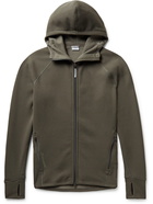 Houdini - Mono Air Hooded Recycled Stretch-Jersey Jacket - Green