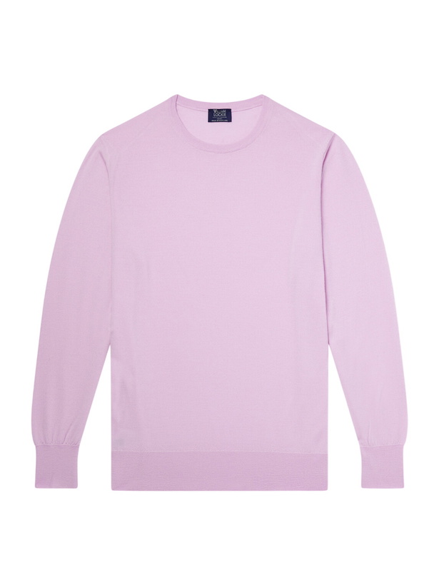 Photo: William Lockie - Merino Wool Sweater - Pink