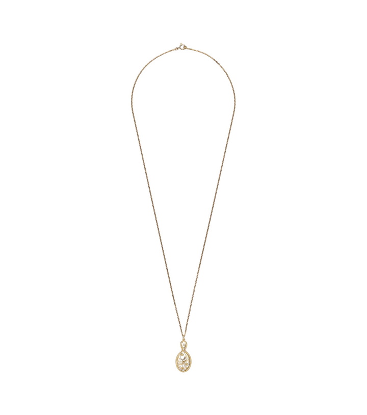Photo: Yvonne Léon Joli Miroir 18kt and 9kt gold pendant necklace with citrines