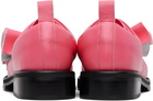 Comme des Garçons Homme Plus Pink KIDS LOVE GAITE Edition Frilled Derbys