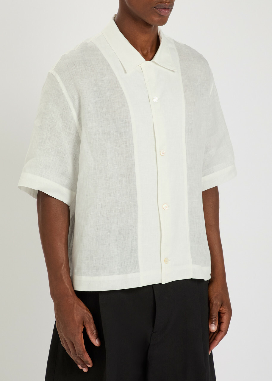 Studio Nicholson Linen Shirt Off White
